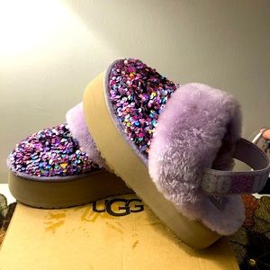 UGG Funkette Sequin Flatform Slipper